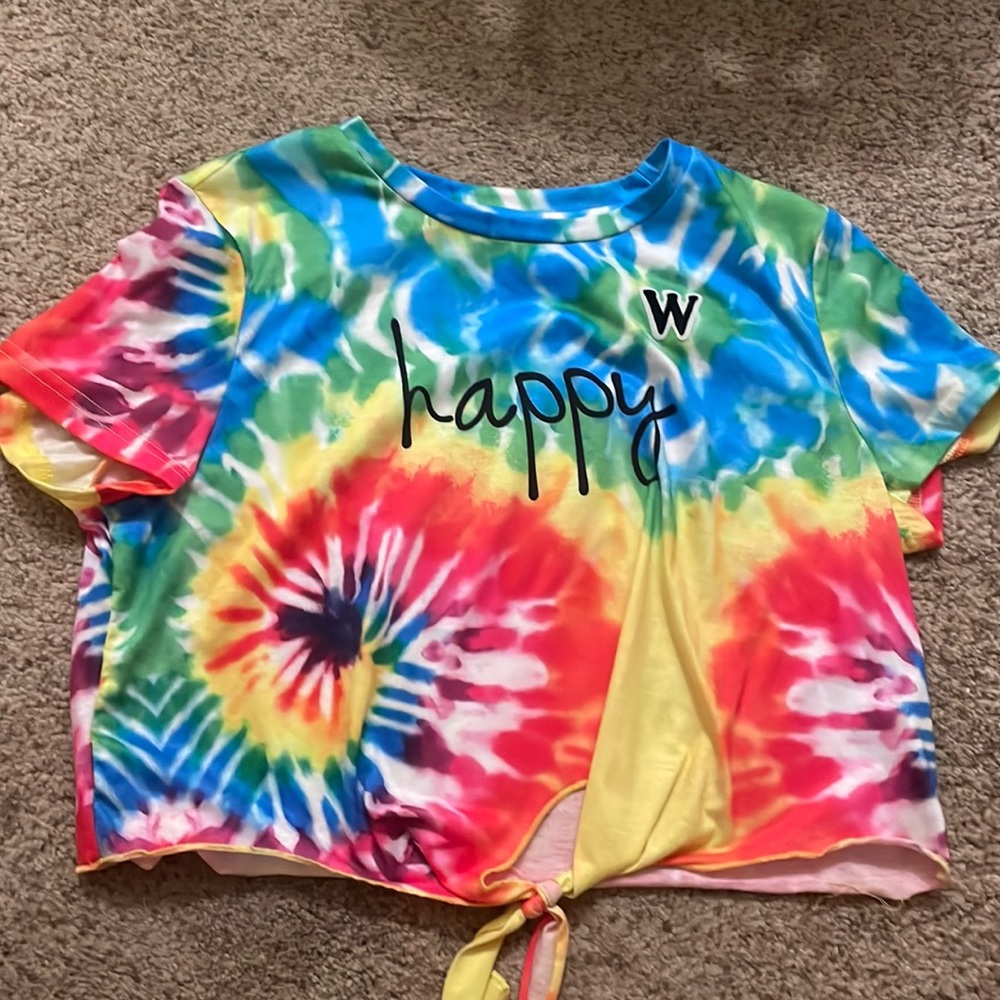 The dye crop top
